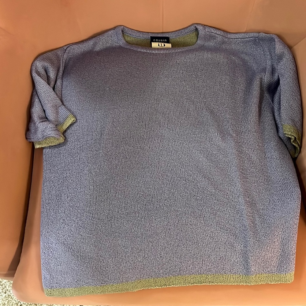 Cousin Johnny sweater NWOT M